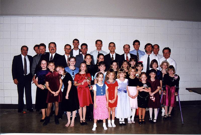 1999 - Indian Princess Sweetheart Banquet, Arlignton, TX - Tawakoni Princessess & Braves.jpg - 1999 - Indian Princess Sweetheart Banquet, Arlington, TX - Tawakoni Princessess & Braves